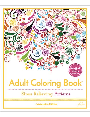 Adult Coloring Book: Stress Relieving Patterns, Celebration Edition